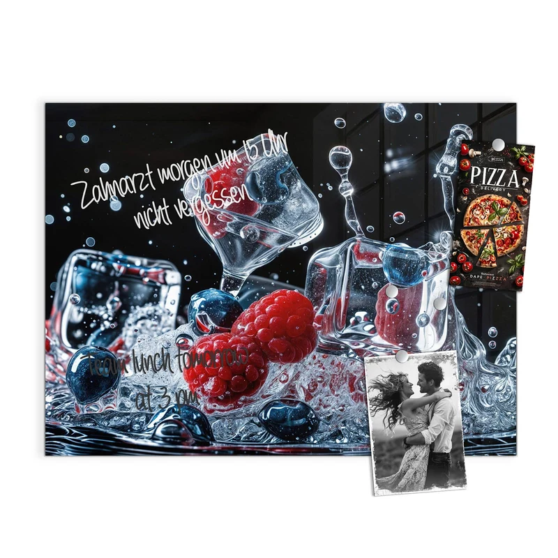 Magnettafel - Eisgekühlte Beeren