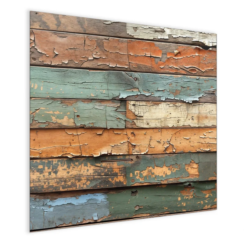 Magnettafel - Antike Holzplanken
