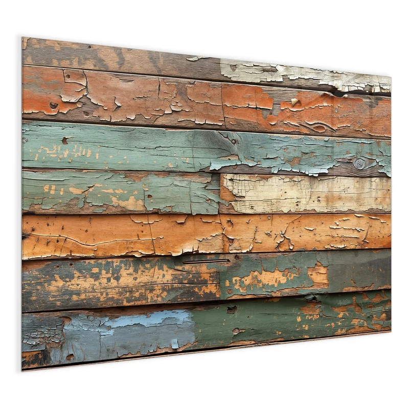 Magnettafel - Antike Holzplanken