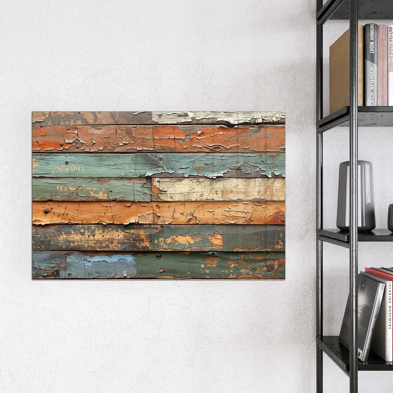 Magnettafel - Antike Holzplanken