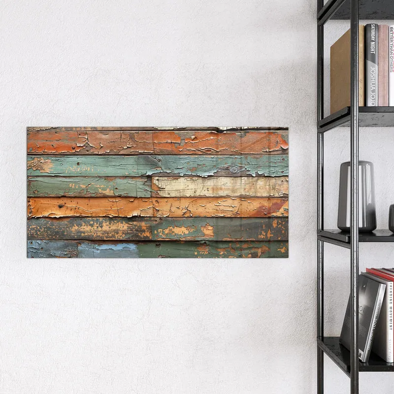 Magnettafel - Antike Holzplanken