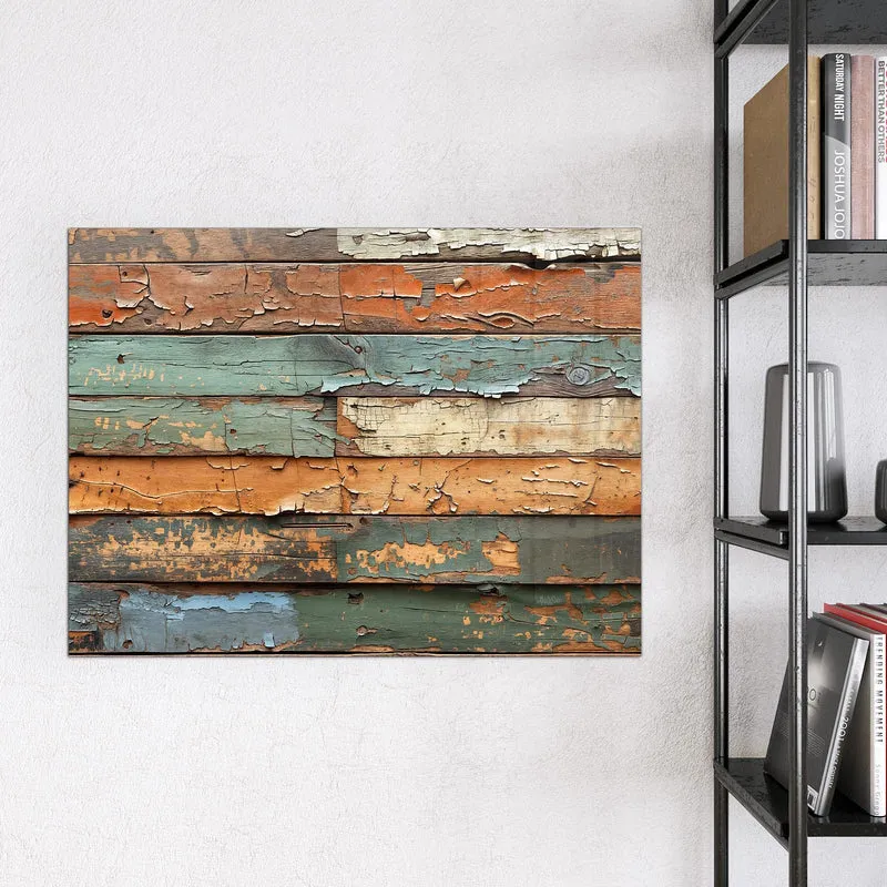 Magnettafel - Antike Holzplanken