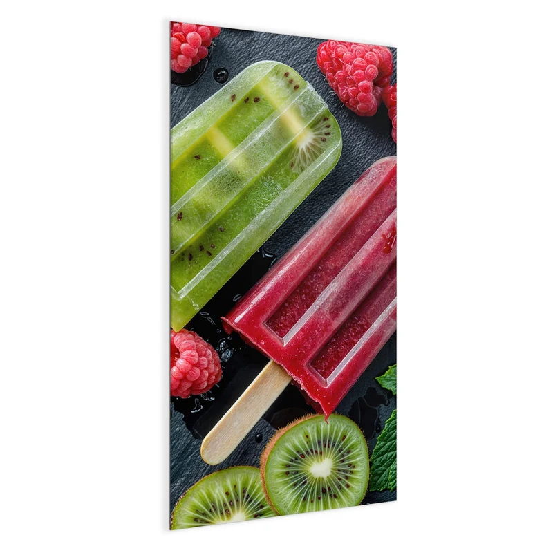 Magnettafel - Fruchteis auf Schiefer