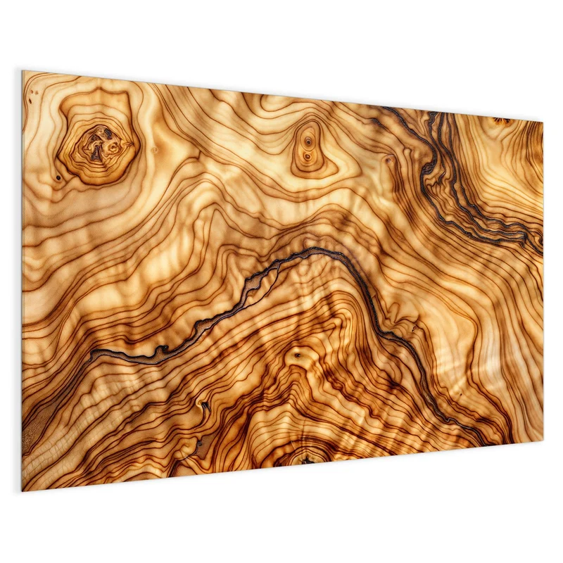 Magnettafel - Olivenholz