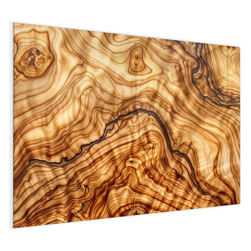Magnettafel - Olivenholz