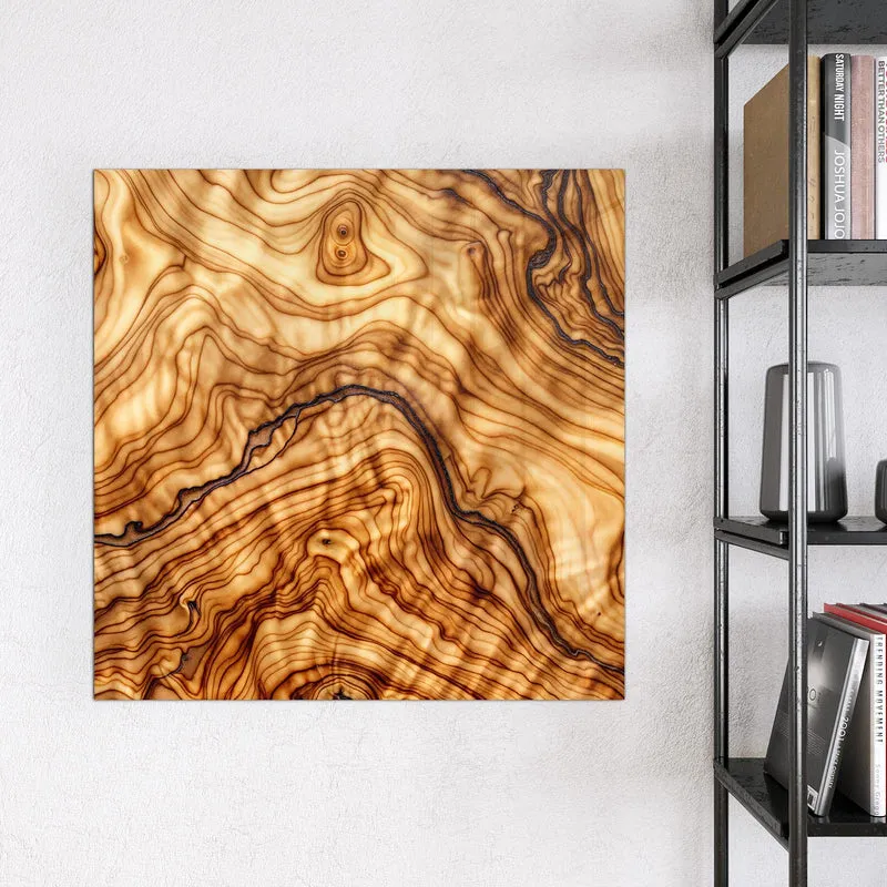 Magnettafel - Olivenholz