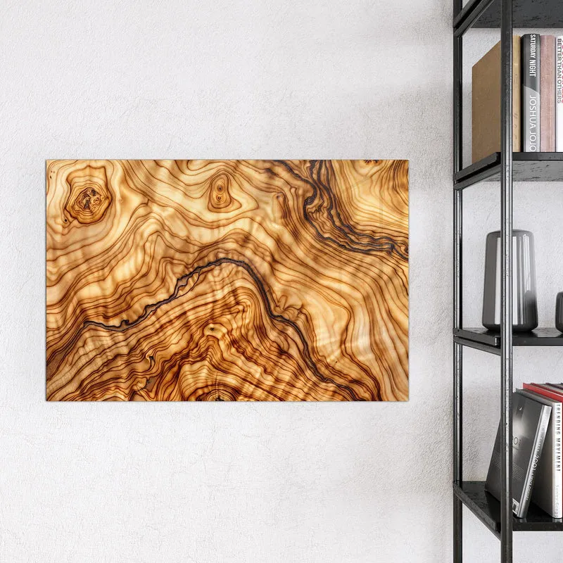 Magnettafel - Olivenholz