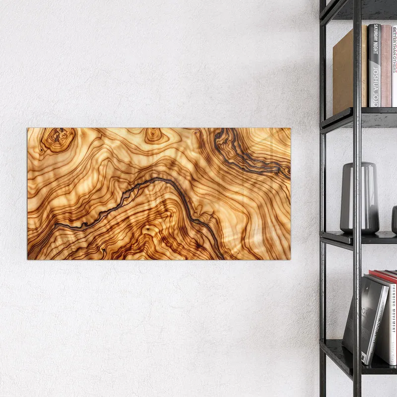 Magnettafel - Olivenholz