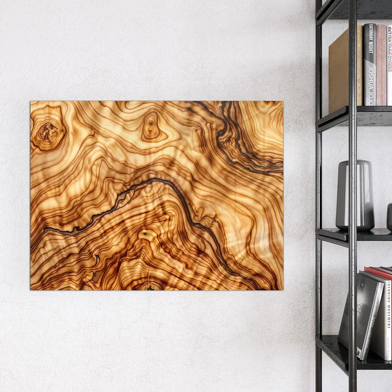 Magnettafel - Olivenholz