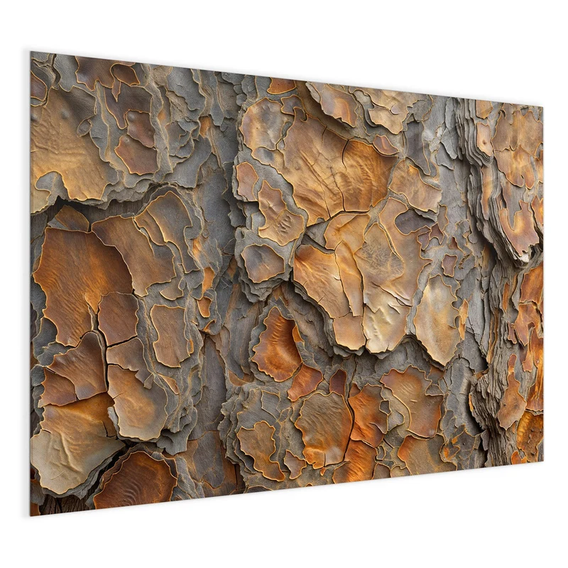 Magnettafel - Kiefernrinde