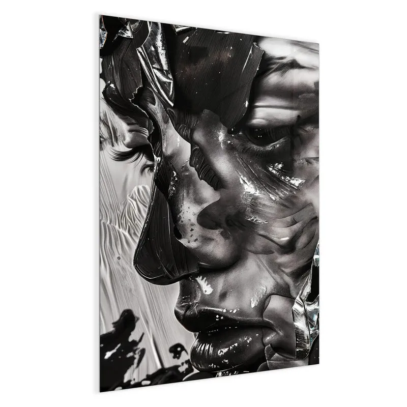 Magnettafel - Abstraktes Porträt