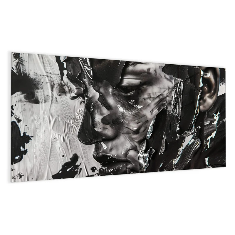 Magnettafel - Abstraktes Porträt