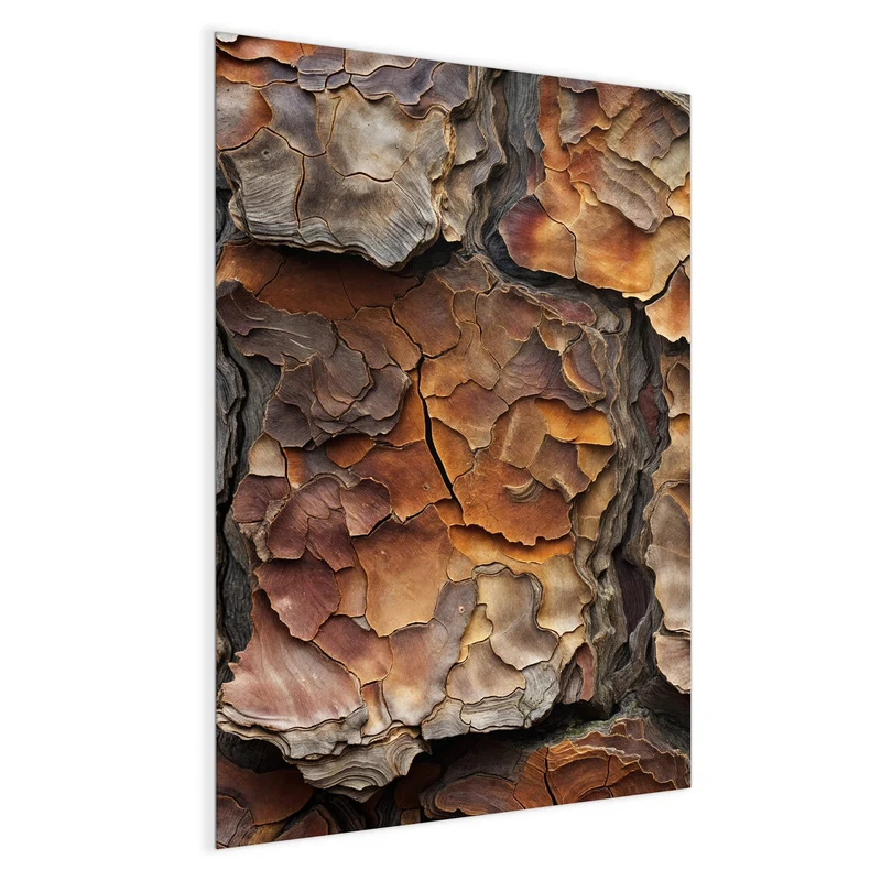 Magnettafel - Baumrindenstruktur