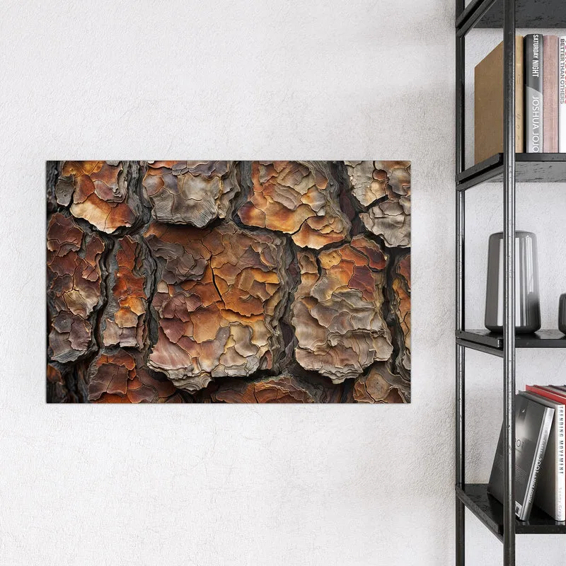 Magnettafel - Baumrindenstruktur