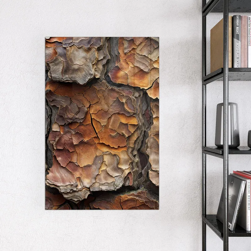 Magnettafel - Baumrindenstruktur