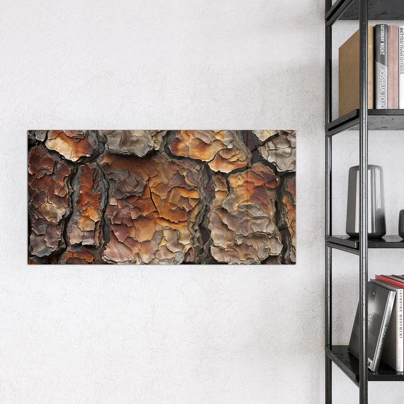 Magnettafel - Baumrindenstruktur