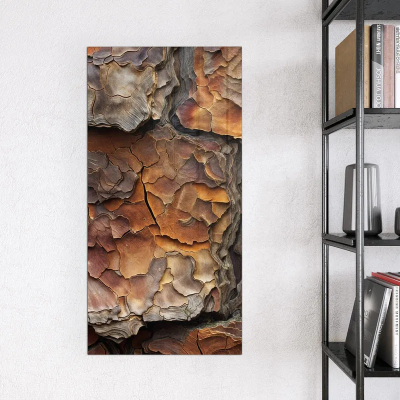 Magnettafel - Baumrindenstruktur