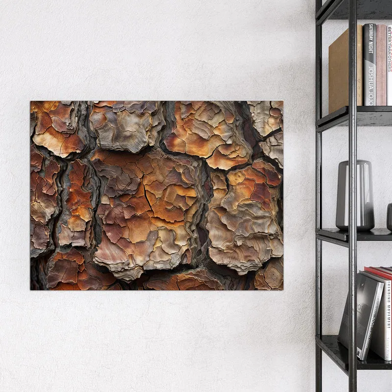 Magnettafel - Baumrindenstruktur