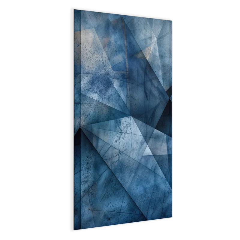 Magnettafel - Blaue Facetten