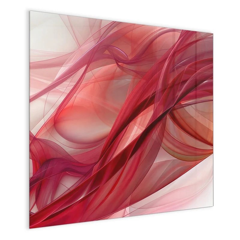 Magnettafel - Rote Schleier