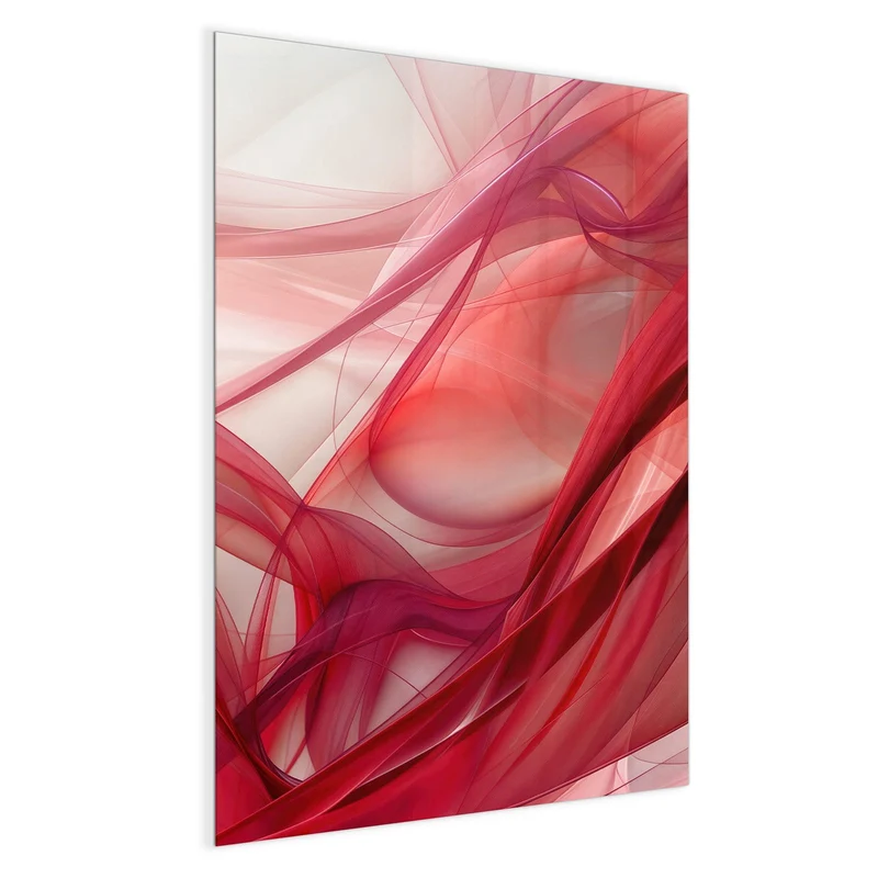 Magnettafel - Rote Schleier