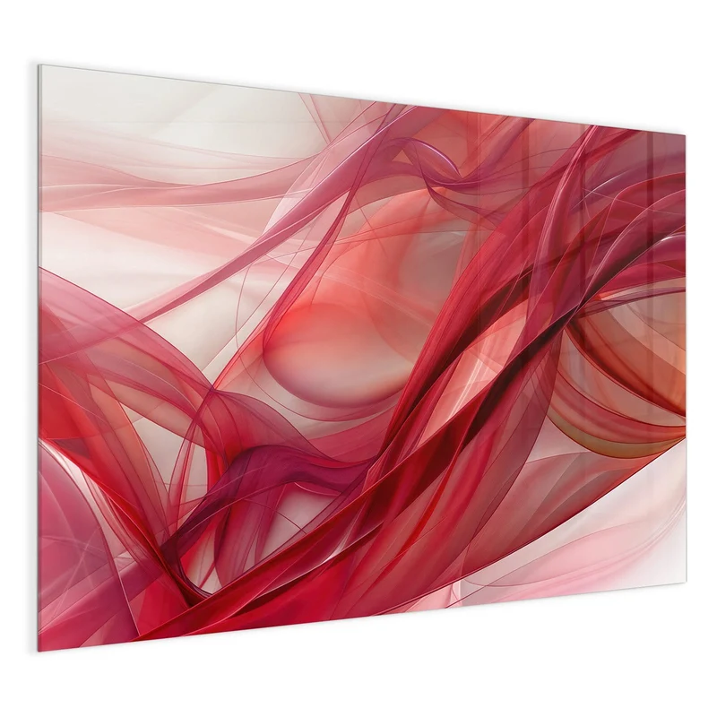 Magnettafel - Rote Schleier