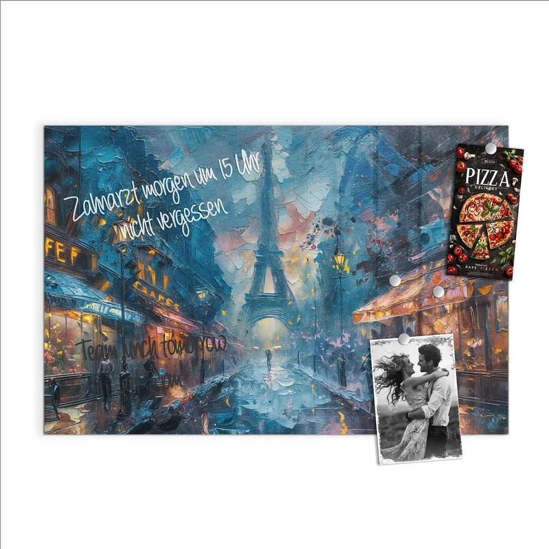 Magnettafel - Pariser Nacht
