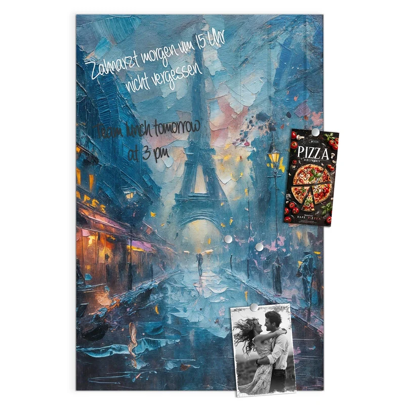 Magnettafel - Pariser Nacht