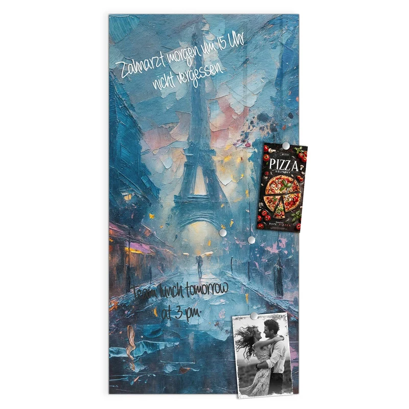 Magnettafel - Pariser Nacht