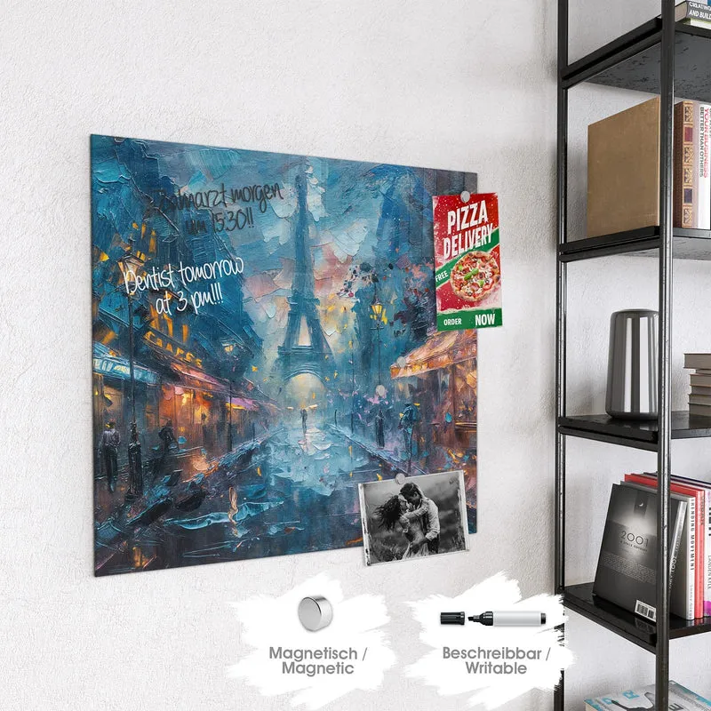 Magnettafel - Pariser Nacht