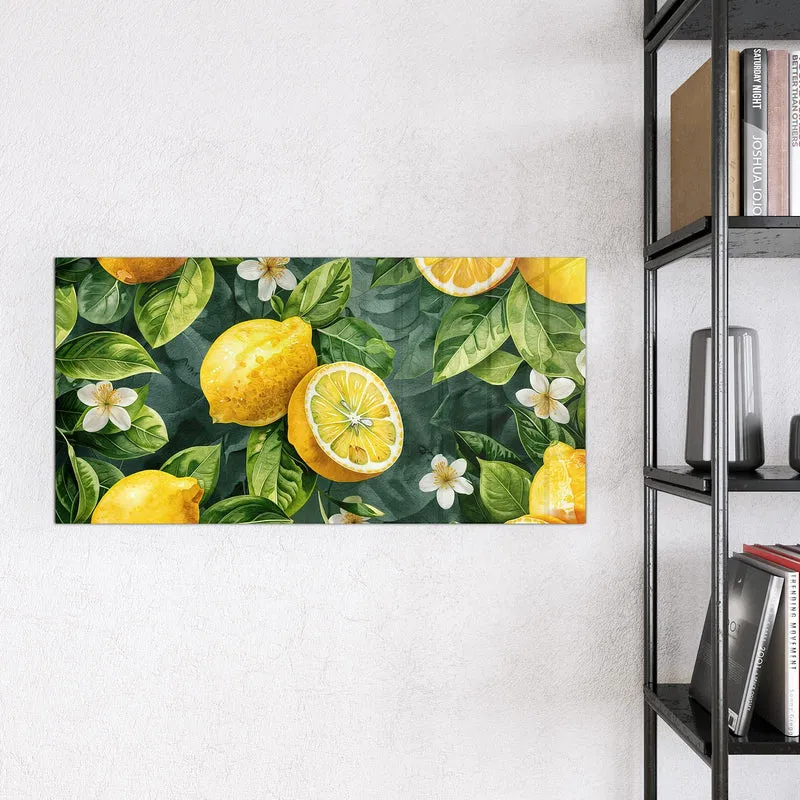 Magnettafel - Zitronenmuster