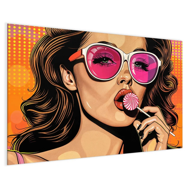 Magnettafel - Pinke Sonnenbrille