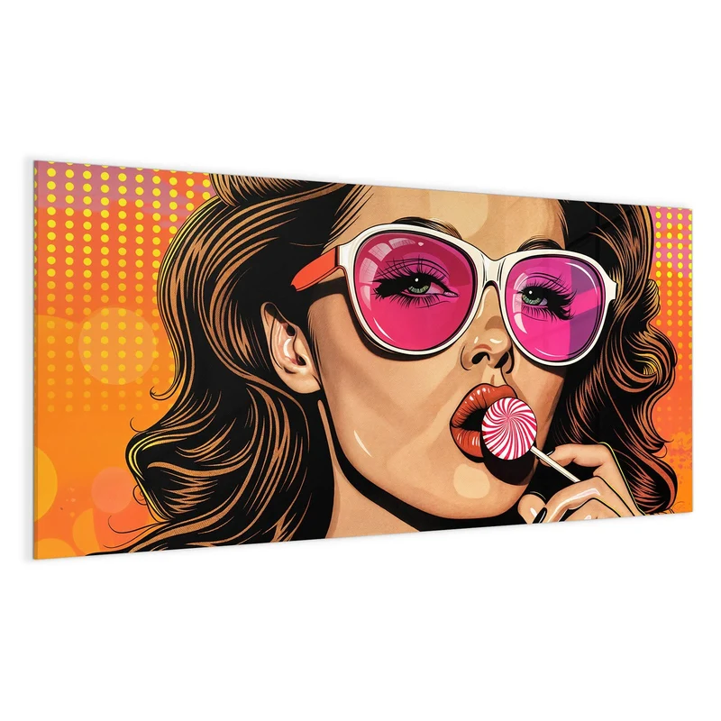 Magnettafel - Pinke Sonnenbrille
