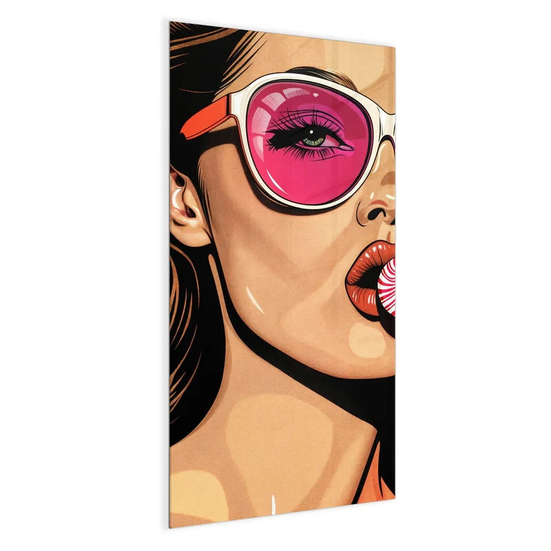 Magnettafel - Pinke Sonnenbrille