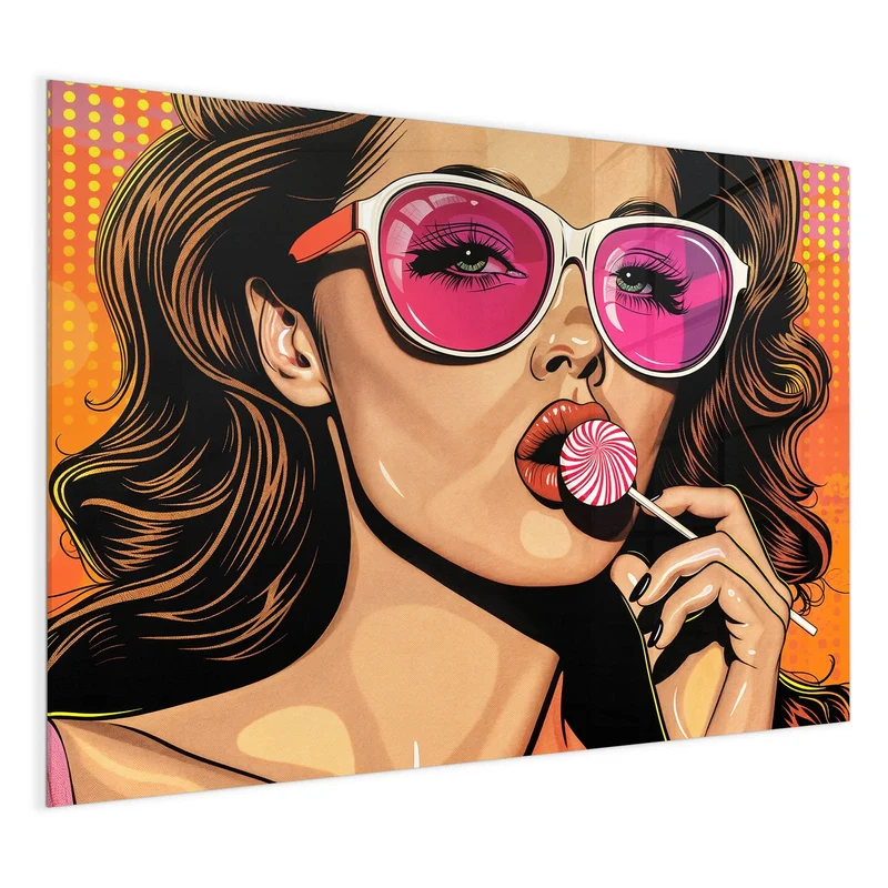 Magnettafel - Pinke Sonnenbrille