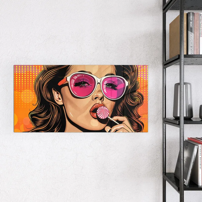 Magnettafel - Pinke Sonnenbrille