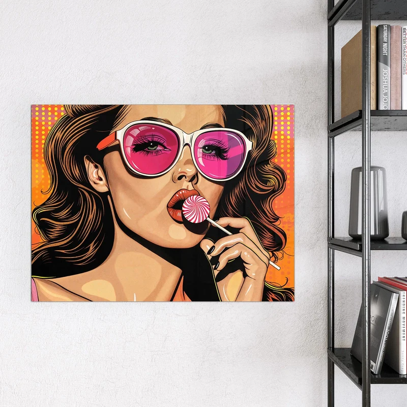 Magnettafel - Pinke Sonnenbrille