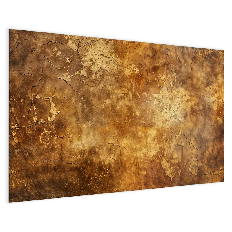 Magnettafel - Risse in Ockerbraun