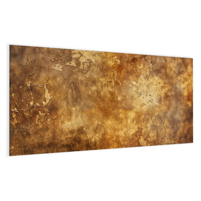 Magnettafel - Risse in Ockerbraun