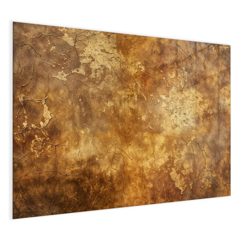 Magnettafel - Risse in Ockerbraun