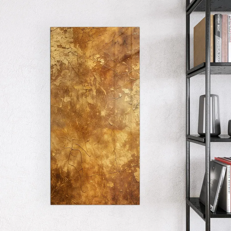 Magnettafel - Risse in Ockerbraun