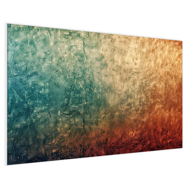 Magnettafel - Türkis und Rost