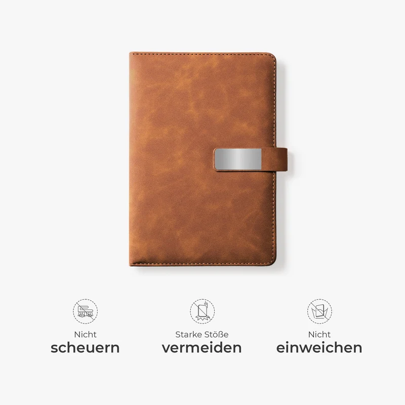 Vom Ersten Kuss Bis Zum Letzten Atemzug - Personalisierte Paar Geschenke | Notizbuch Mit Stift Mit Gravur