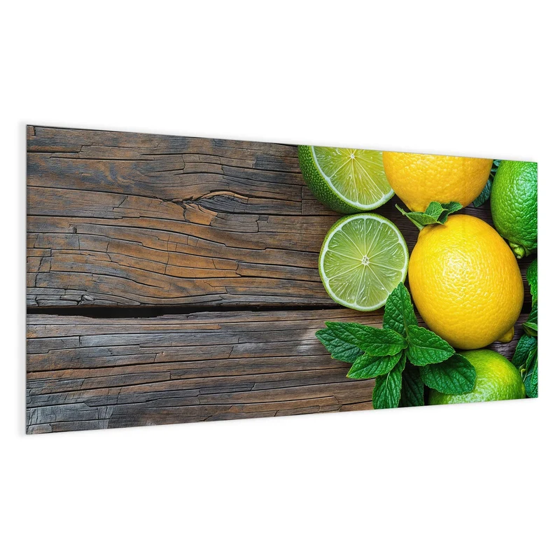 Magnettafel - Zitronen und Limetten
