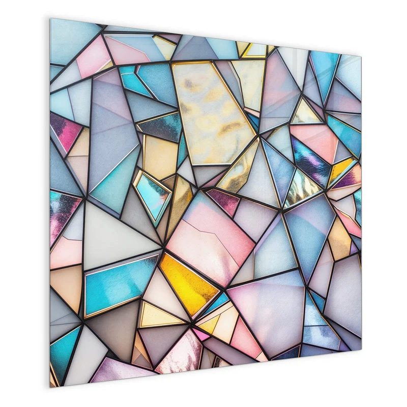 Magnettafel - Buntes Glasmosaik
