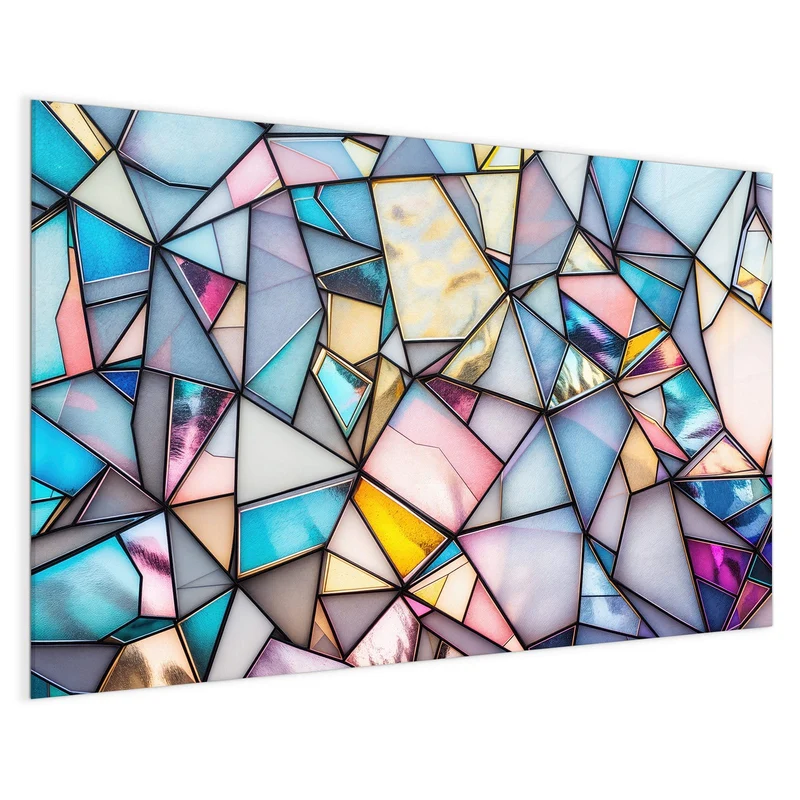 Magnettafel - Buntes Glasmosaik