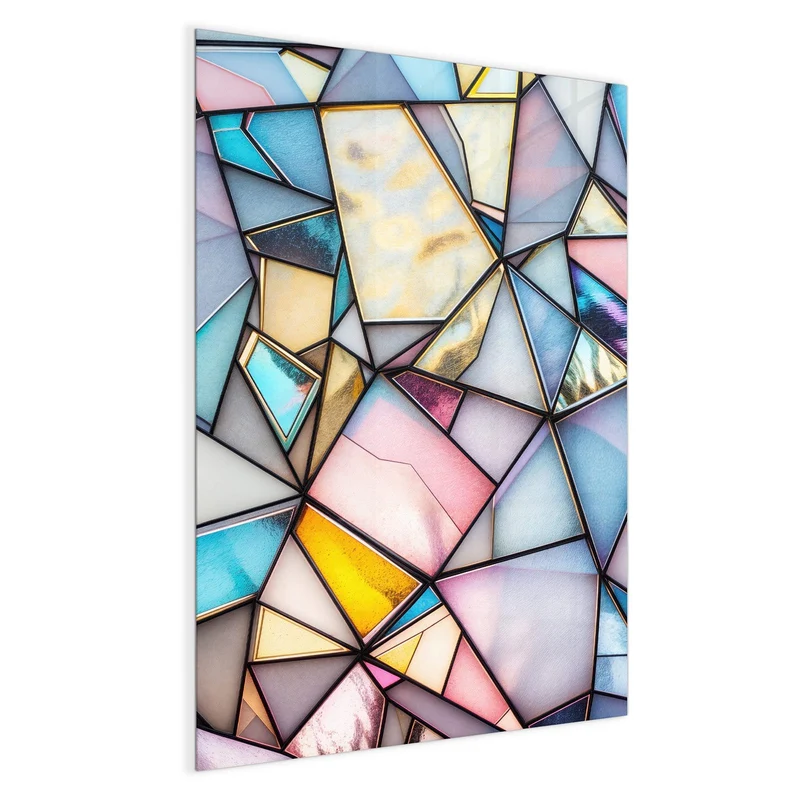 Magnettafel - Buntes Glasmosaik