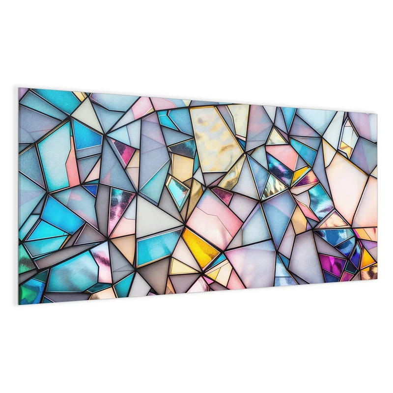 Magnettafel - Buntes Glasmosaik