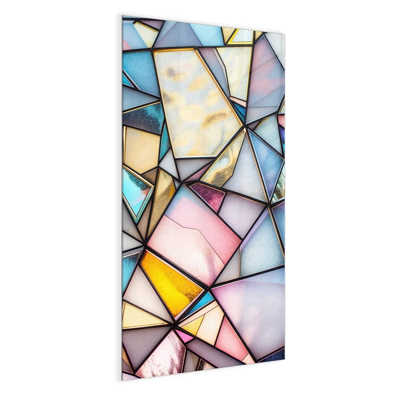 Magnettafel - Buntes Glasmosaik