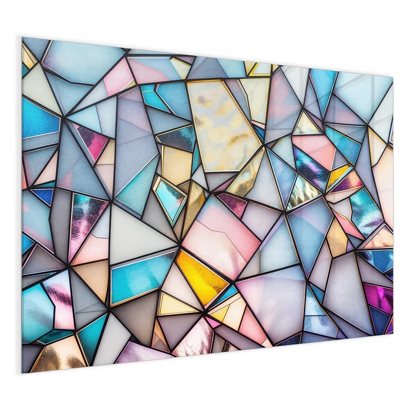 Magnettafel - Buntes Glasmosaik
